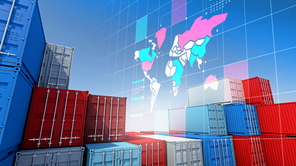 container-cargo-import-export-business-digital-world-map-chart-3d-rendering-min Container cargo for import export
